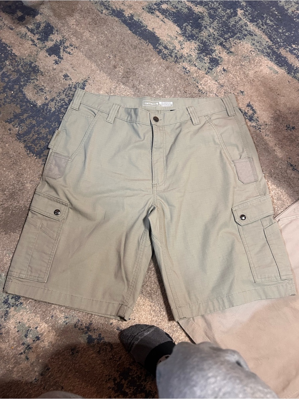 Carhartt Men's Cargo Shorts in Light Olive
